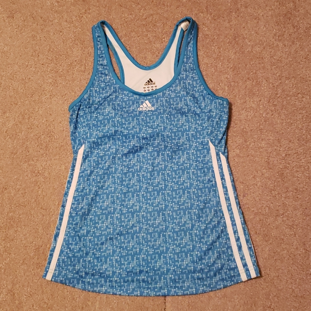 Adidas Women's Blue Print Tank